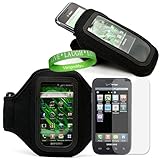 Android Smart Phone Samsung Galaxy S Accessories KIT : Black Neoprene Armba ....