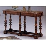 Review COASTER 3864 / Distressed Finish Wood & Slate Top Sofa Table