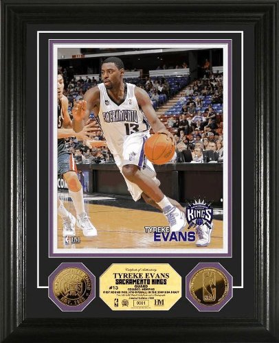 Tyreke Evans Sacramento Kings 24KT Gold Coin Photo Mint