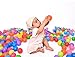 Honory 200pcs Colorful Ball Fun Ball Soft Plastic Ocean Ball Baby Kid Toy Swim Pit Toy