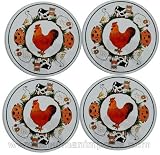 HOUSEWARES - 4 PIECE FARM HOB COVER PLATES - SET