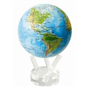 Blue Ocean Relief Map 8.5 Mova Globe by 