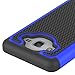 Galaxy On5 Case, LK [Shock Absorption] Drop Protection Hybrid Dual Layer Armor Defender Protective Case Cover for Samsung Galaxy On5 (Blue)