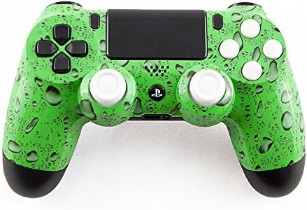 Green Water Drop PS4 Custom Controller
