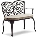 Aluminum Bench w/Seat Cushion
