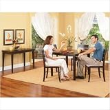 Rosalee 5 Piece Dining Set in Dark Chocolotto