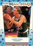 1989-90 Fleer Stickers #10 Larry Bird - Boston Celtics