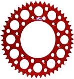 Renthal 154U-520-51GRRD Ultralight Red 51 Tooth Rear Sprocket