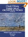 Three Great Orchestral Works in Full Score (Dover Orchestral Scores)