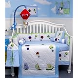 Brand New Hot Air Balloon Baby Crib Nursery Bedding Set 10 Pieces