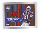 2008 Topps All Pro Relics #APR-TO Terrell Owens - Dallas Cowboys (Piece of Authentic Pro Bowl worn Jersey) (Football Cards)