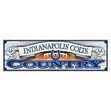 NFL Indianapolis Colts 9-by-30 Wood Sign
