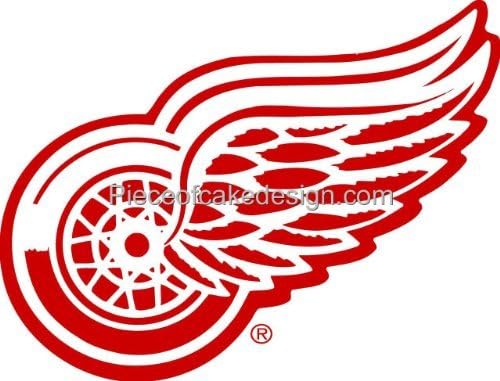 NHL Detroit Red Wings Edible Image