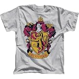 Harry Potter and the Half-Blood Prince Gryffindor Crest Youth Light Grey T-shirt Tee