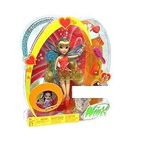 Winx Club Fairy Doll Deluxe Figure Stella with Pixie Friend Amore