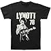 Thin Lizzy Men's Lynott '78 Slim Fit T-shirt Black
