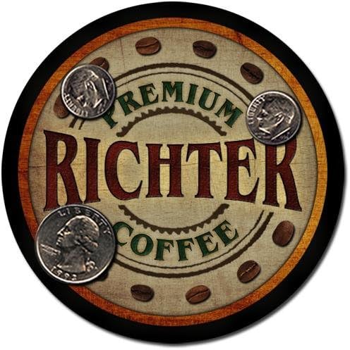 Richter Family Name Coffee Drink Coasters - 4 Pack