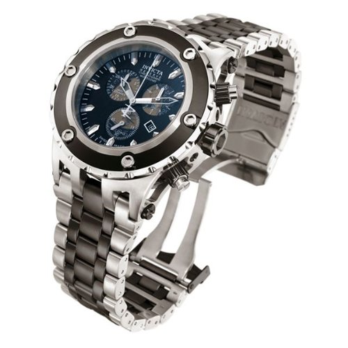 Invicta Reserve 5216 Subqua Noma Solid Stainless Steel Black Dial Men's Watch