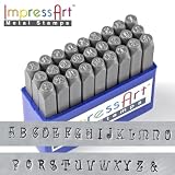 ImpressArt Metal Stamps, Wonderland, Uppercase,