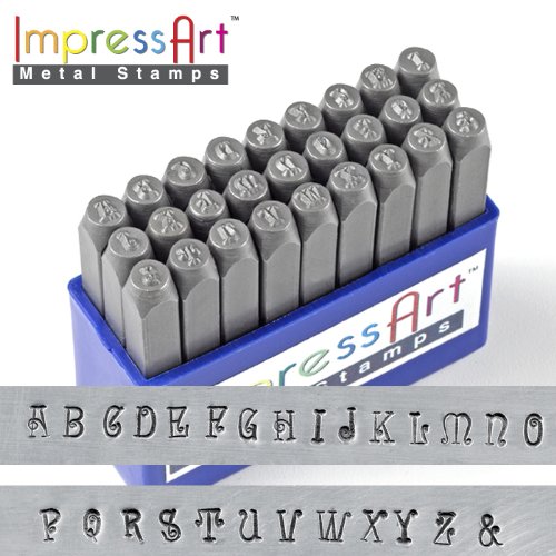 ImpressArt Metal Stamps, Wonderland, Uppercase,