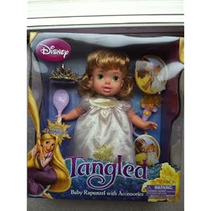 Disney Tangled Baby Rapunzel with Accessories