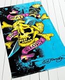 Ed Hardy "Death or Glory" Beach Towel