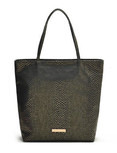 BCBGMAXAZRIA Women's Medium Snakeskin Tote Bag