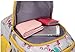 Eshops Flowers Pattern Primary School Bookbag Girls Backpack Book Bags Rose Red