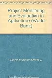 Project monitoring and evaluation in agriculture