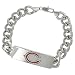 Silvertone Chicago Bears ID Bracelet