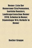 Hemer: Liste der Hemeraner Straßennamen, Iserlohn Roosters, Landesgartenschau Hemer 2010, Schulen in Hemer, Stammlager VI A, Heinrichshöhle, Verkehr ... Hemer, Zeitungen und Zeitschriften in Hemer