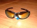 4P EYECASE SUNGLASSES CE 400UV SPEC BLACK/RED FLAME S107