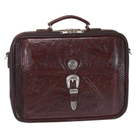 American West Oak Leaf Travel Colletion Laptop Briefcase