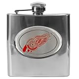 Detroit Redwings 6oz Stainless Steel Flask