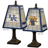 University of Kentucky Wildcats UK Glass Table Lamp