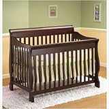 IMAGE OF Sleigh Crib in Cherry