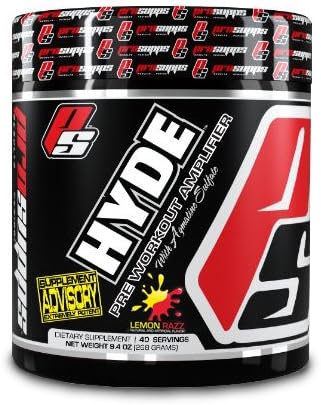 Hyde V2- DMAA FREE Pre Workout Amplifier By ProSupps(40 Servings) (Lemon Razz)