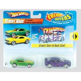 Hot Wheels Colour Shifters, Pack of two- various colors