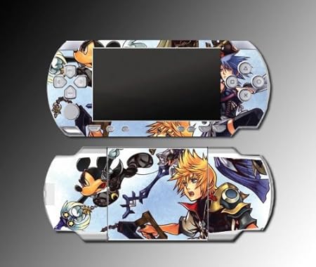 Kingdom Hearts King Mickey Sora game Vinyl Decal Cover SKIN #6 for Sony PSP 1000 Playstation Portable