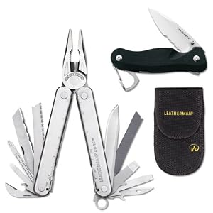Leatherman 831085 Core Multitool and C33LX Knife Combo Set by 