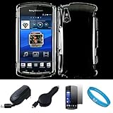 Clear 2 Piece Crystal Hard Snap-On Protector Case for Sony Ericsson XPERIA  ....