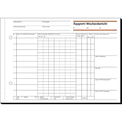 Sigel RP517 Rapport/Wochenbericht, mit Blaupapier, A5 q, 100BL
