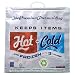 Hot Cold Bag | Insulated Thermal Cooler, Grocery Size, Red/Blue