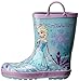 Western Chief Kids Waterproof Disney Character Rain Boots with Easy on Handles, Frozen Sisterhood, 11 M US Little Kid