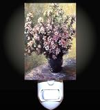 Vase of Flowers by Monet Decorative Night Light