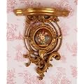 VENEZIANISCHE WANDKONSOLE BLUMENMALEREI BAROCKSTIL EDEL PALAZZO EXCLUSIV
