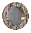 Linon Recycled Magazine Mirror, Round