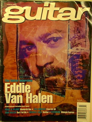 Guitar Magazine, March 1995 Issue (Eddie Van Halen Cover) (Vol 12 No 5)