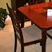 Wexford Side Chair with Cushions in Cherry Veneer and Dark Merlot (Set of 2)