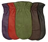 Women's Winter Leather Mittens with Finger Liners(Many colors)